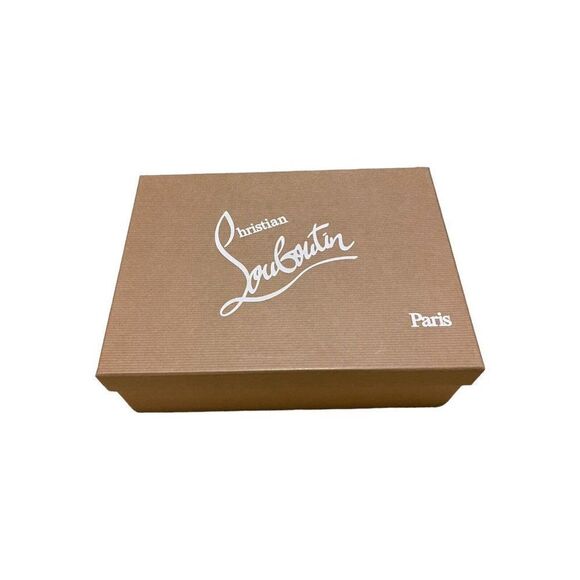 Christian Louboutin Empty Shoe Box 11.25”x8.25”x4 Storage Gift Set Tissue Paper - Picture 1 of 11
